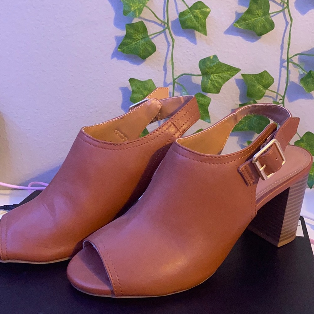 Open Toe Heel Boots